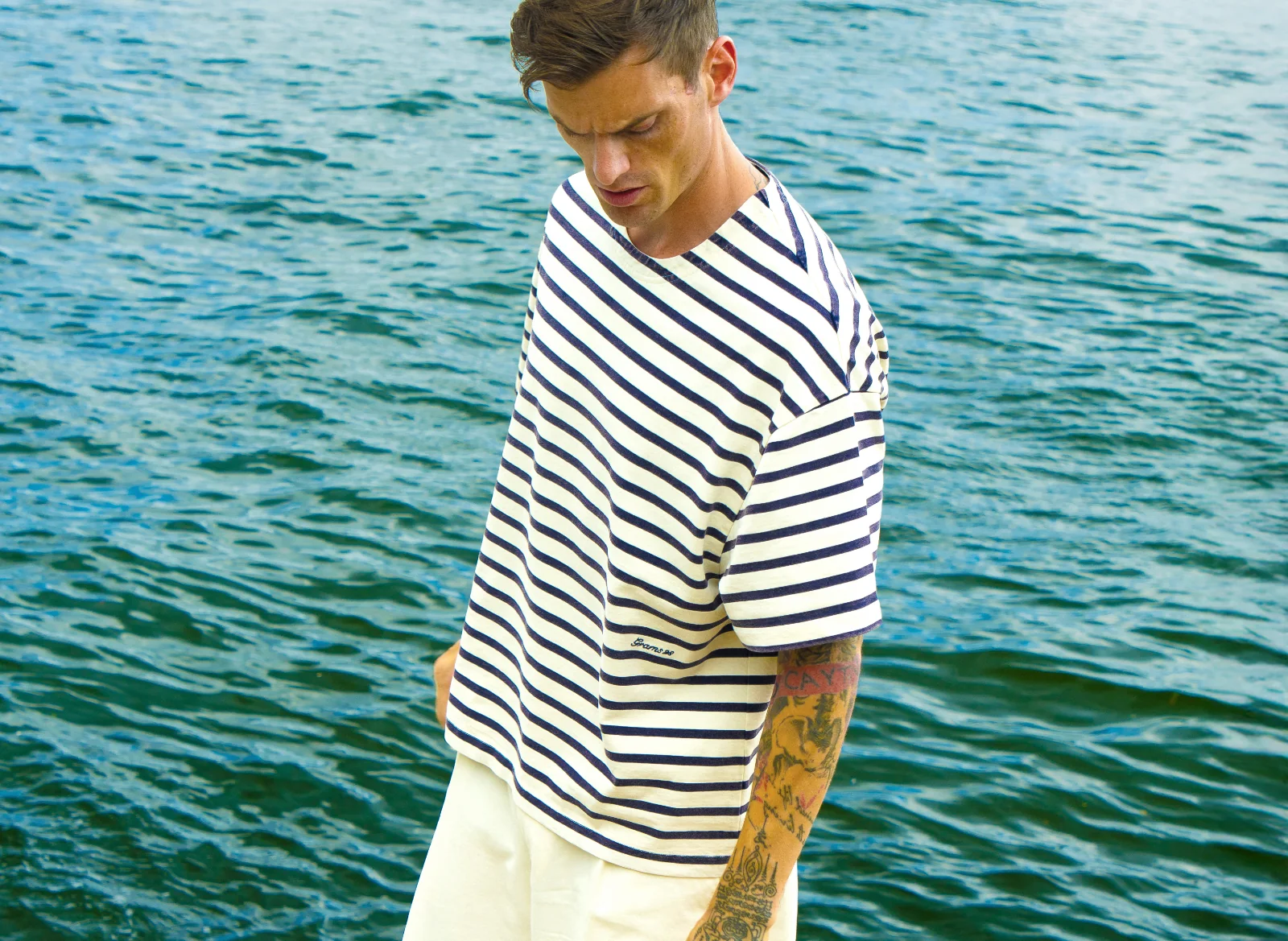 Náutico Sun-Faded Striped Tee - Image 3
