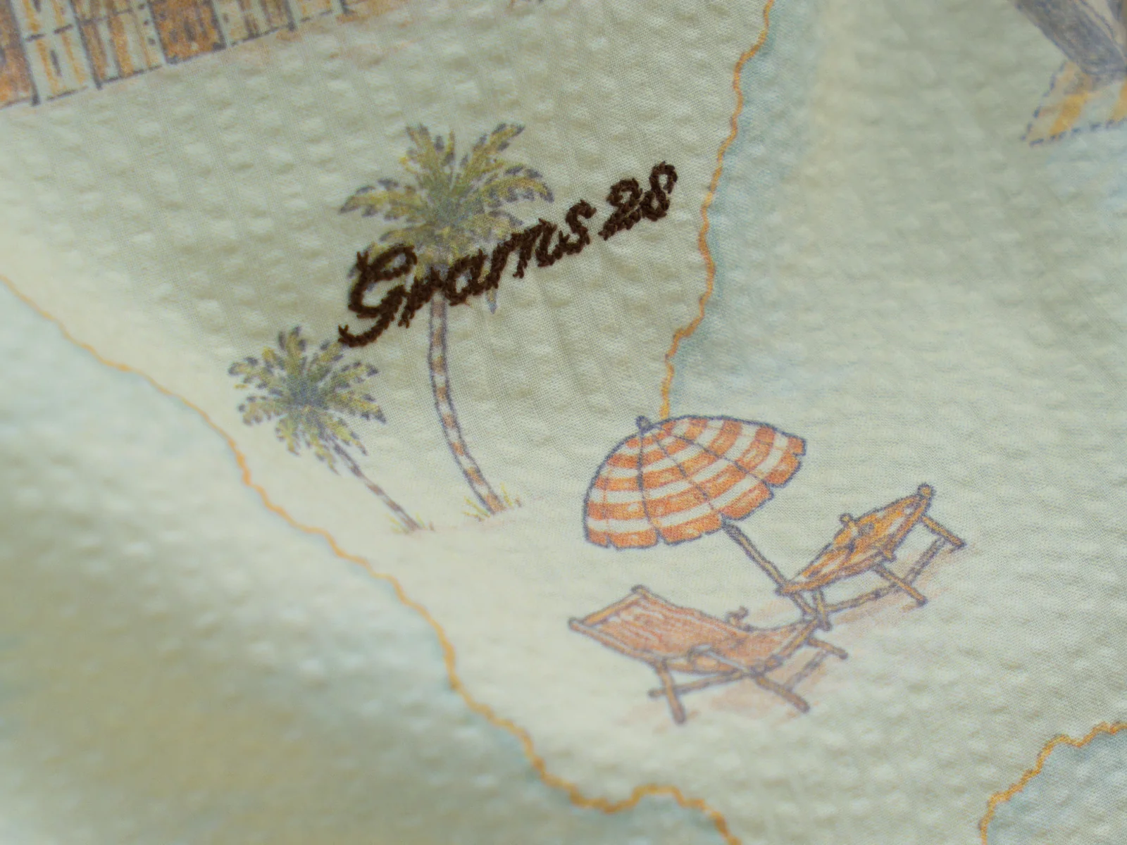 Verano All-Over-Print Seersucker Camp Collar Shirt - Image 4